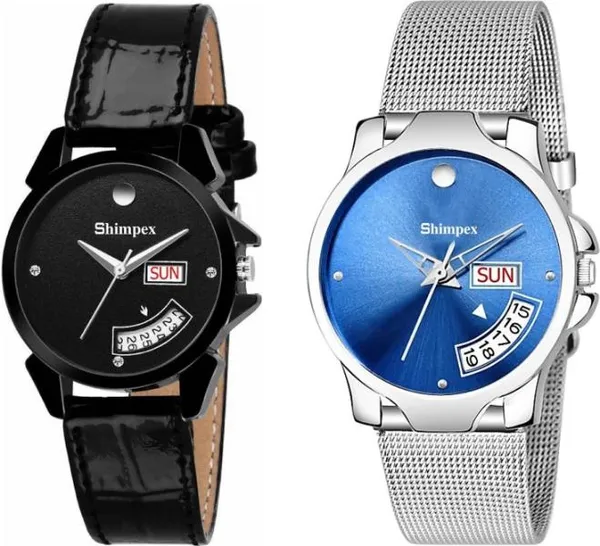 Premium_Watches_White_Genuine_Leather_Metal_Girls_Waterproof_With_A_One_Year_Warranty_Day_And_Date_Analog