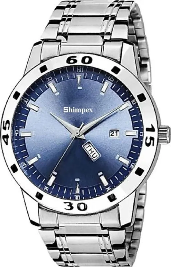 Premium_Watches_Blue_Stainless_Steel_Men_Waterproof_With_A_One_Year_Warranty_Day_And_Date_Analog