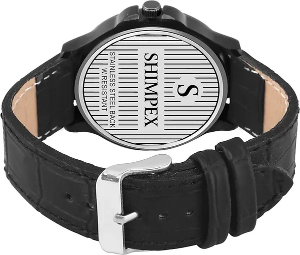Premium_Watches_White_Genuine_Leather_Boys_Waterproof_With_A_One_Year_Warranty_Day_And_Date_Analog