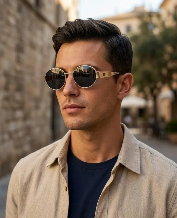 Gold_Round_Metal_Sunglasses_Unisex
