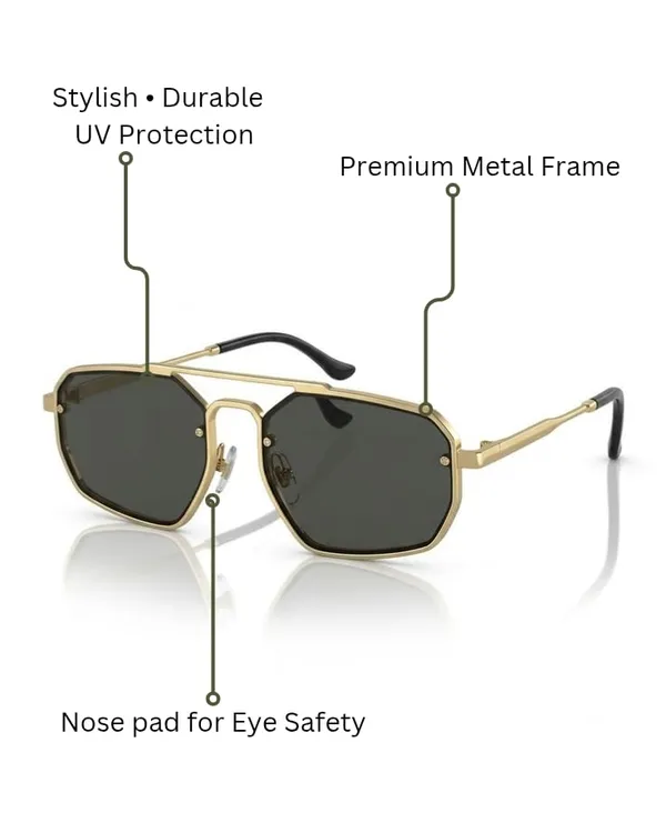 Black_Gold_Metal_Frame_Sunglasses_For_Men