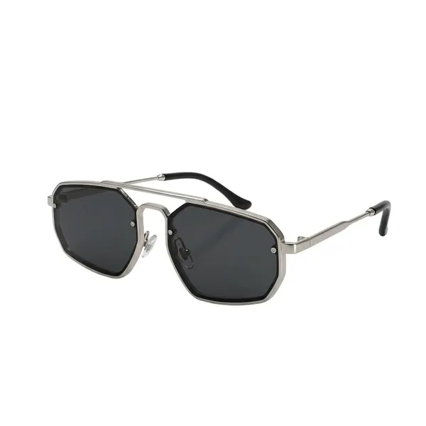 Black_Silver_Metal_Frame_Sunglasses_For__Unisex