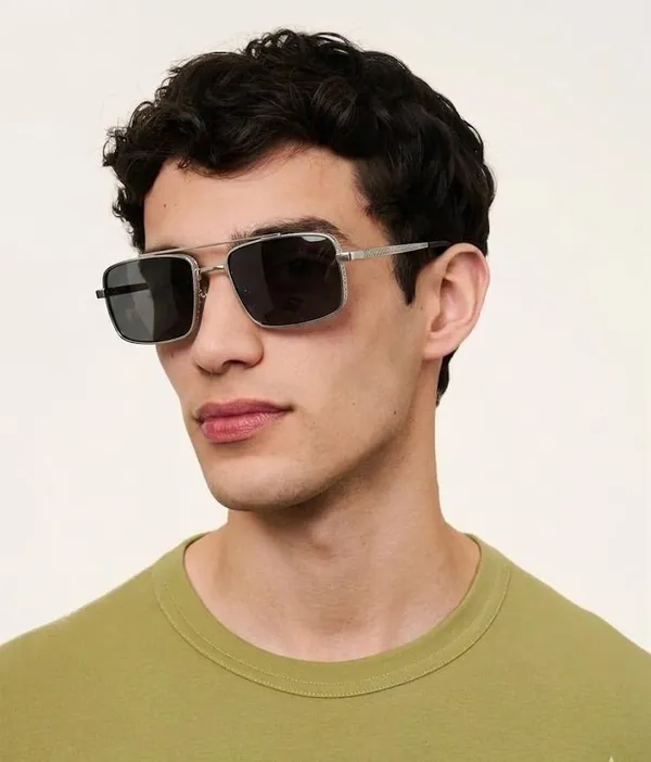 Black_Silver_Metal_Frame_Sunglasses_For__Unisex
