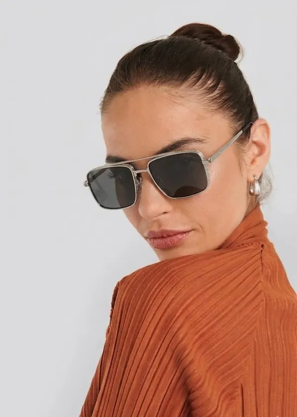 Black_Silver_Metal_Frame_Sunglasses_For__Unisex