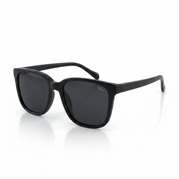 Full_Black_Polarized_Spring_Hinge_Square_Sunglasses_For__Unisex