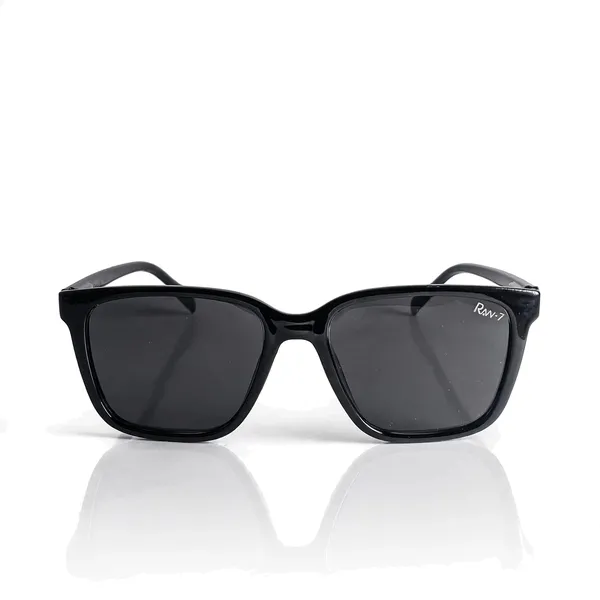 Full_Black_Polarized_Spring_Hinge_Square_Sunglasses_For__Unisex