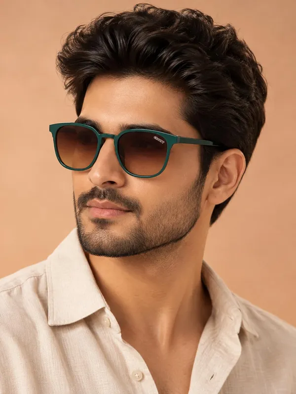 Green_Polarized_Spring_Hinge_Square_Sunglasses_For__Unisex
