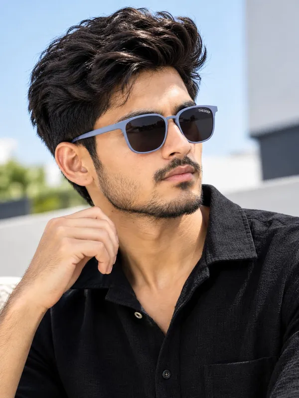 Grey_Polarized_Spring_Hinge_Square_Sunglasses_For__Unisex