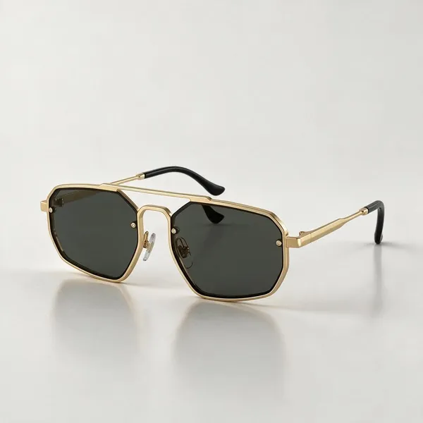 Black_Gold_Metal_Frame_Sunglasses_For_Men