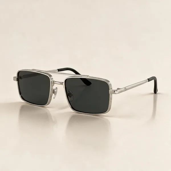 Black_Silver_Metal_Frame_Polarized_Sunglasses_For__Unisex