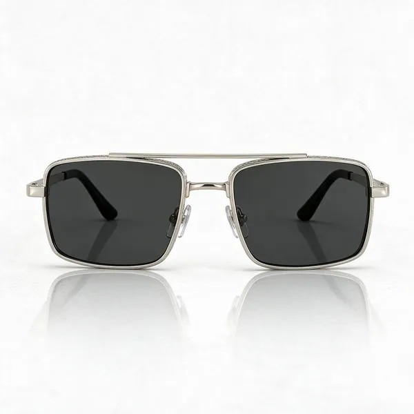 Black_Silver_Metal_Frame_Sunglasses_For__Unisex