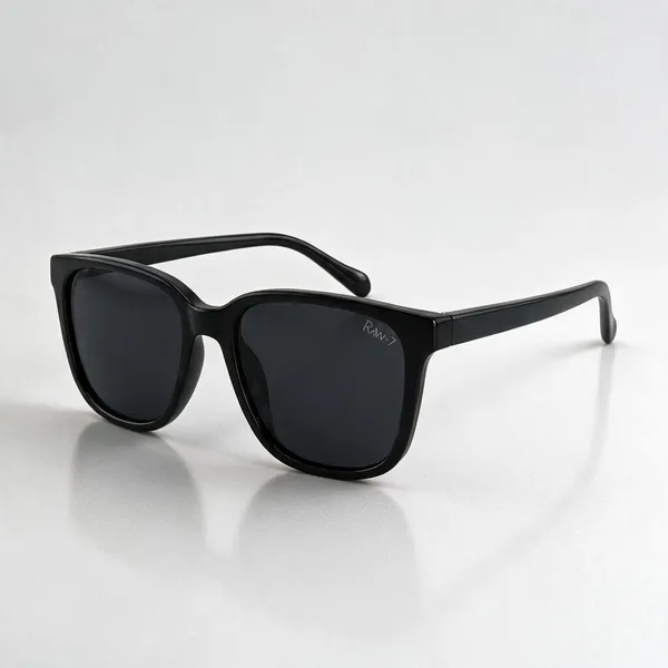 Full_Black_Polarized_Spring_Hinge_Square_Sunglasses_For__Unisex