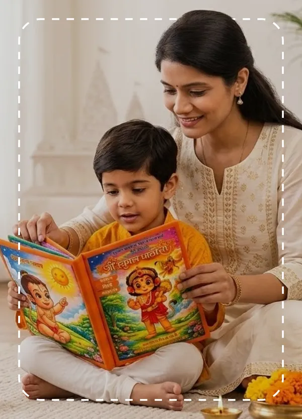 Multicolor_Soft_Cloth_Shri_Hanuman_Chalisa_Trilingual_Book