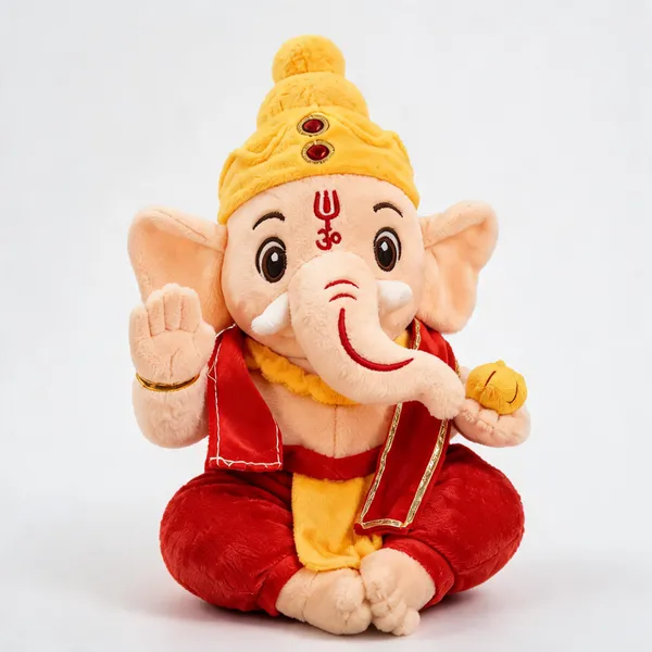 Orange_Ganesh_Ji_Musical_Plush_Soft_Toy_For_Kids