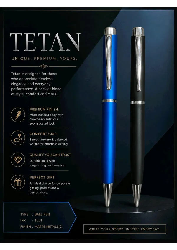 Tetan_Matte_Metallic_Ball_Pen_Set