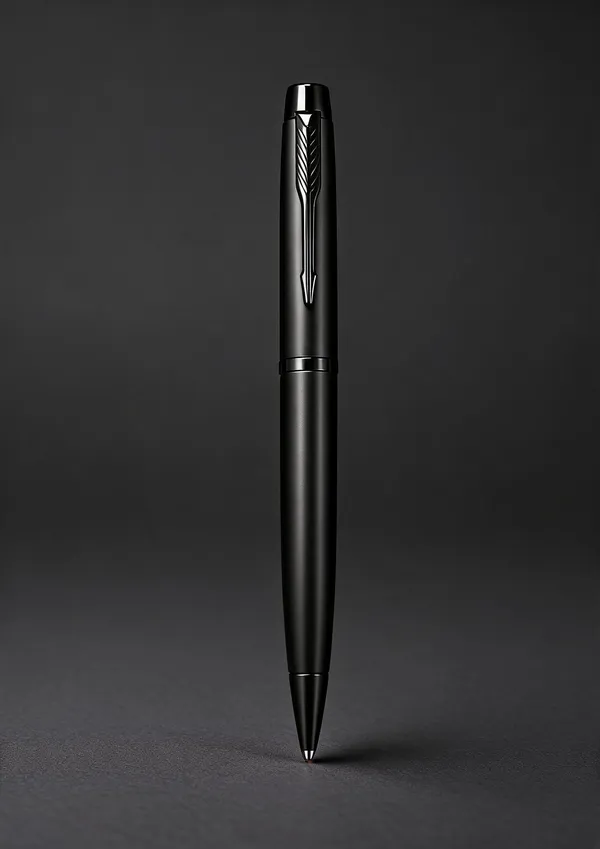 Black_Metal_Slim_Clip_Ball_Pen
