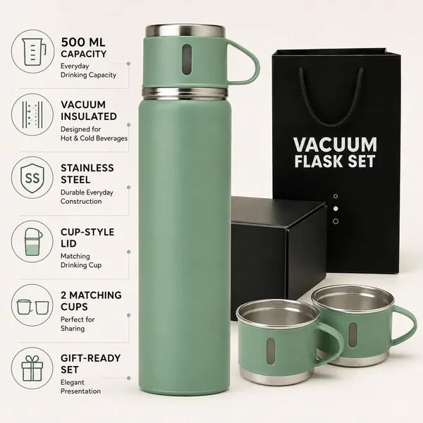 Stainless_Steel_Vacuum_Flask_Set_With_Three_Cups