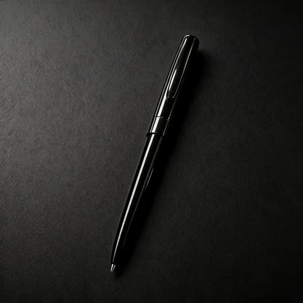 Glossy_Black_Metal_Ballpoint_Pen