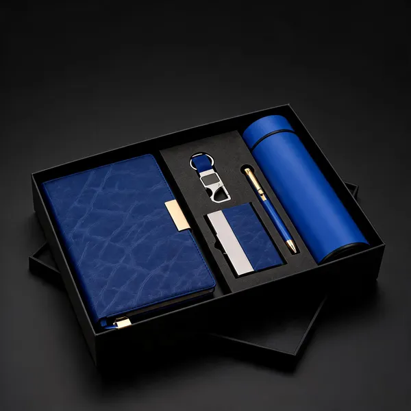 Blue_5-In-1_Executive_Notebook_Pen_Bottle_Keychain_Gift_Set