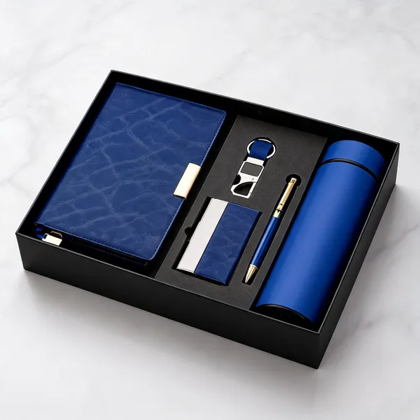 Blue_5-In-1_Executive_Notebook_Pen_Bottle_Keychain_Gift_Set