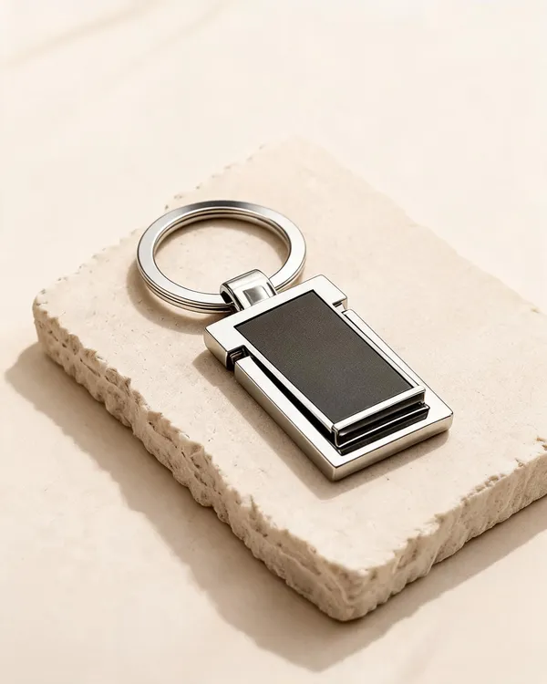 Silver_Metal_Rectangle_Personalized_Keychain