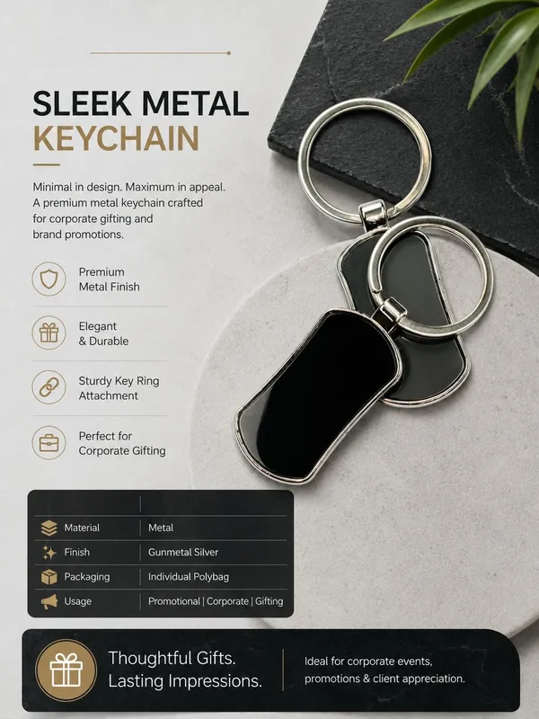 Gunmetal_Metal_Sleek_Keychain_For_Corporate_Gifting