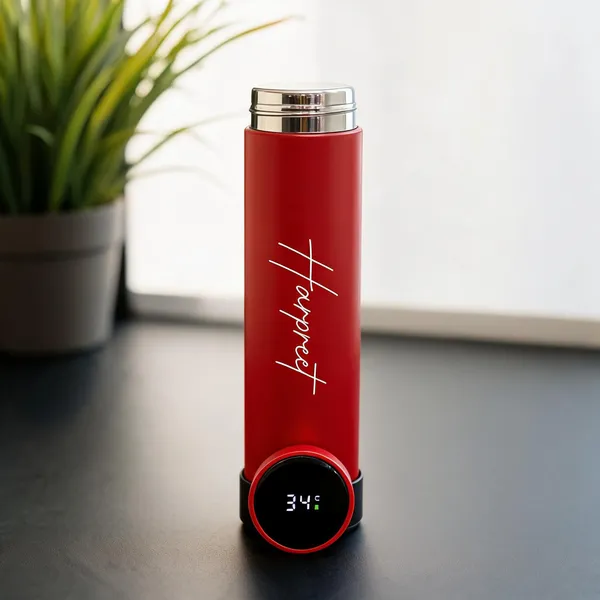 Steel_Modern_Solid_Red_Temperature_Display_Flask