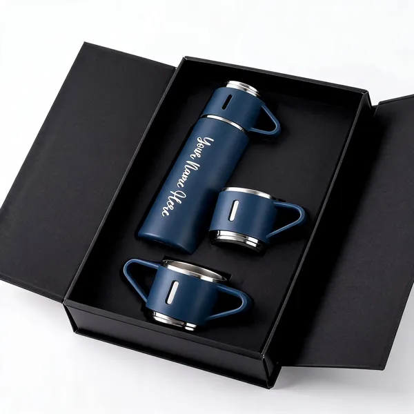 Steel_Classic_Solid_Blue_Vacuum_Flask_Set_With_Two_Cups_500Ml