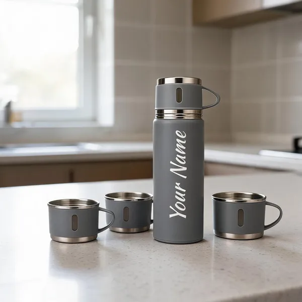 Steel_Classic_Solid_Grey_Vacuum_Flask_Set_With_Three_Cups_500Ml