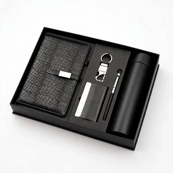 Black_5-Piece_Leather_Metal_Executive_Corporate_Gift_Set
