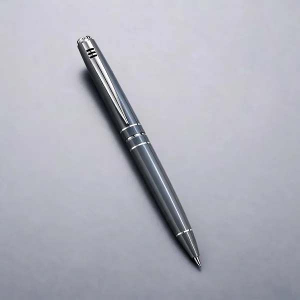 Silver_Metal_Twist_Mechanism_Ball_Pen
