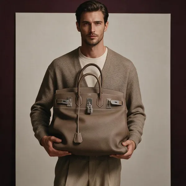 Brown_Textured_Structured_Handbag_For_Men