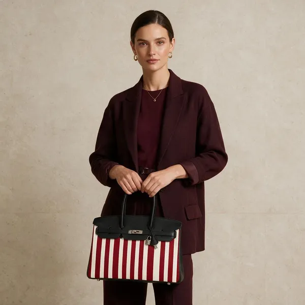 Black_Striped_Structured_Handbag_for_Women