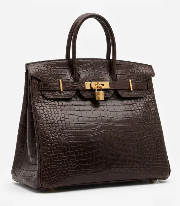 Brown_Croc_Embossed_Structured_Handbag_for_Men