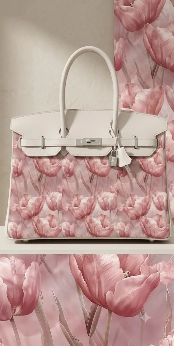 Pink_Floral_Print_Structured_Tote_Handbag_for_Women