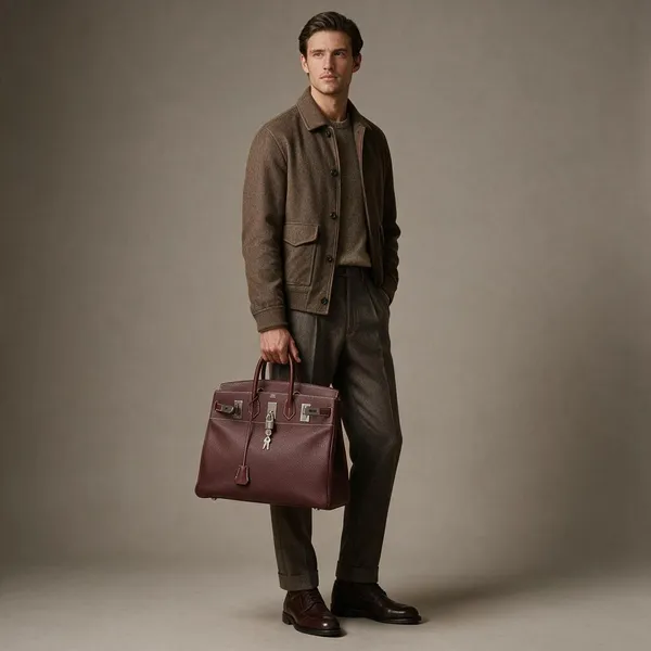 Burgundy_Textured_Structured_Handbag_for_Men