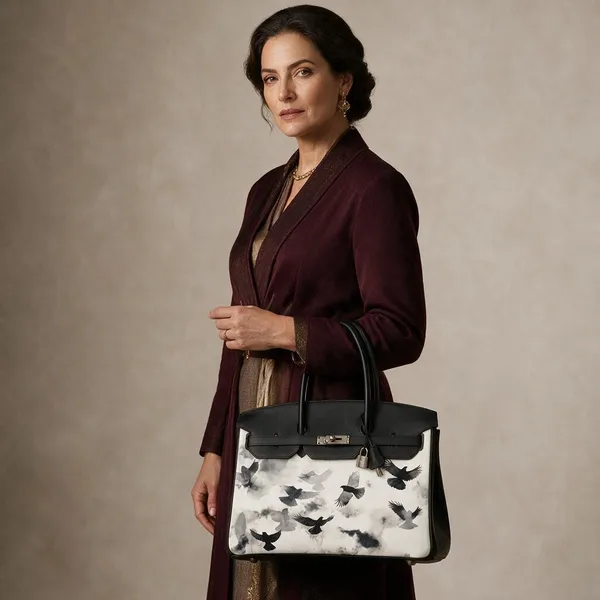 Black_Structured_Printed_Handbag_for_Women