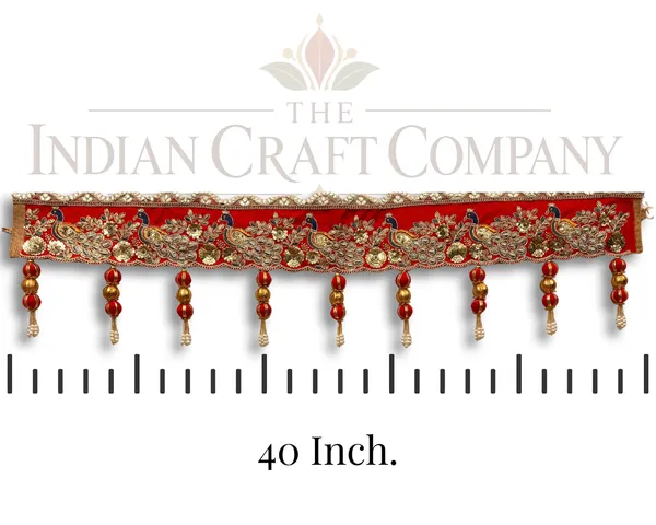 Red_Embroidered_Traditional_Floral_Door_Toran