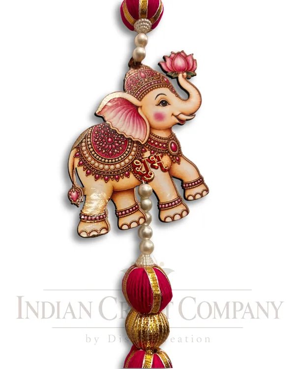 Red_Gold_Ganesha_Decorative_Hanging