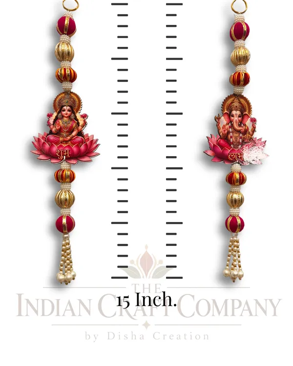 Beaded_Religious_Ganesha_Lakshmi_Hanging_Decor_Set
