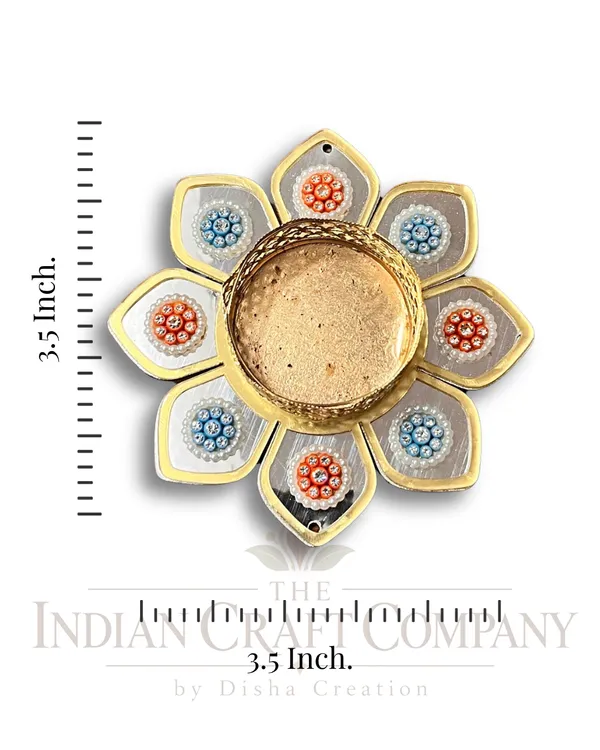 Metal_Festive_Floral_Embellished_Diya