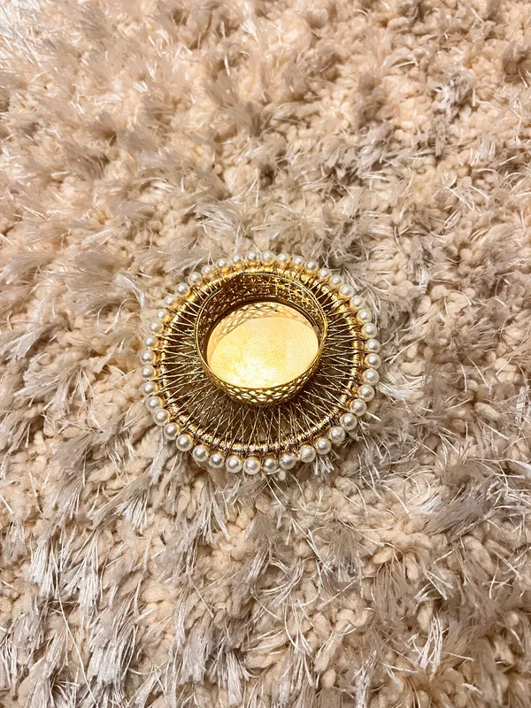 Gold_Tone_Pearl_Embellished_Tealight_Candle_Holder
