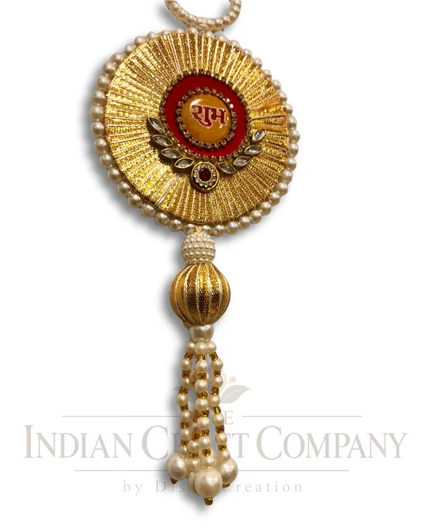 Gold_Tone_Shubh_Labh_Pearl_Door_Hanging_Set