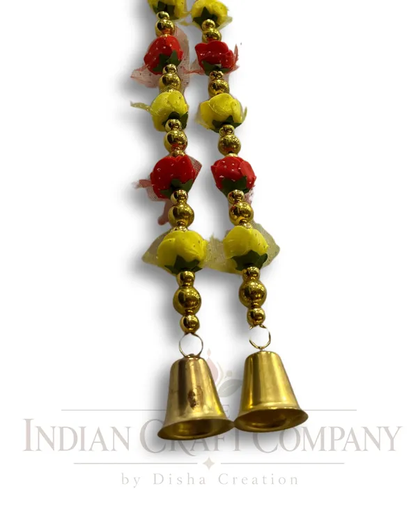 Red_Yellow_Floral_Festive_Door_Toran_With_Bells