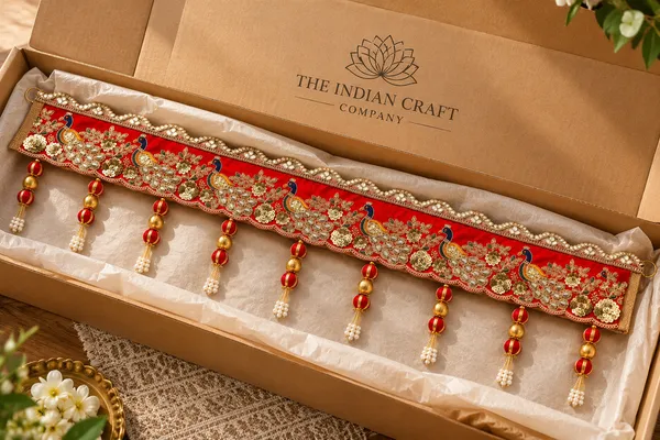 Red_Embroidered_Traditional_Floral_Door_Toran
