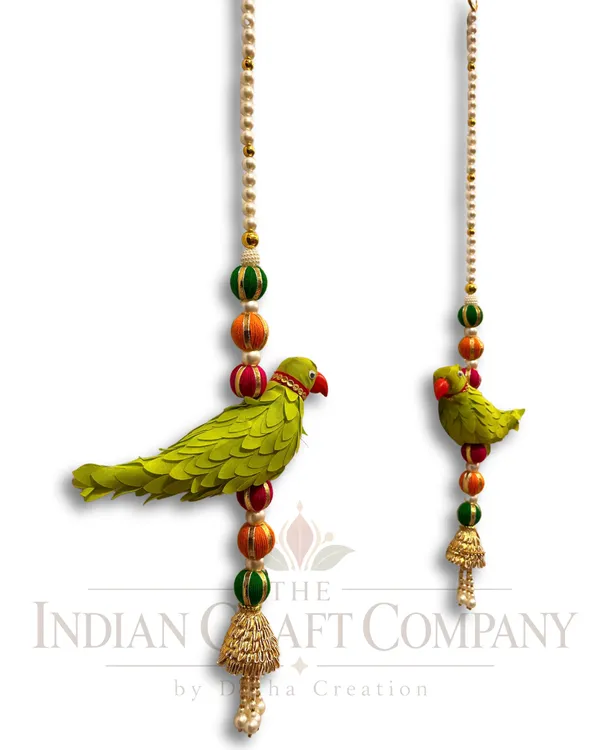 Beaded_Traditional_Parrot_Door_Hanging_Set
