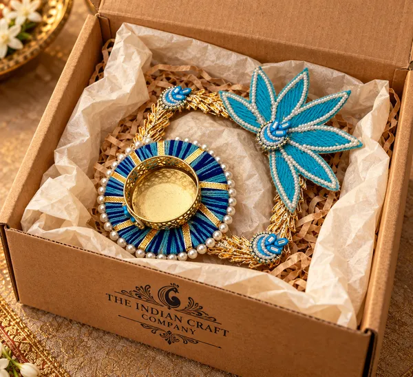 Beaded_Floral_Decorative_Tealight_Holder