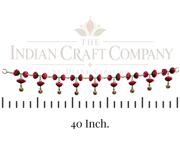 Beaded_Traditional_Red_And_Green_Door_Toran