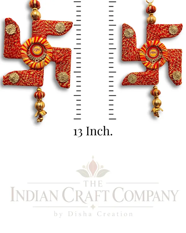 Red_Traditional_Swastik_Door_Hanging_Decor_Set