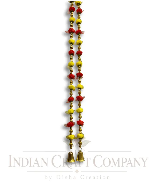 Red_Yellow_Floral_Festive_Door_Toran_With_Bells